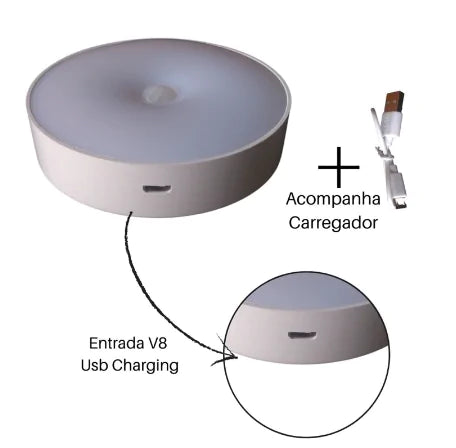 Lâmpada LED com Sensor de Movimento
