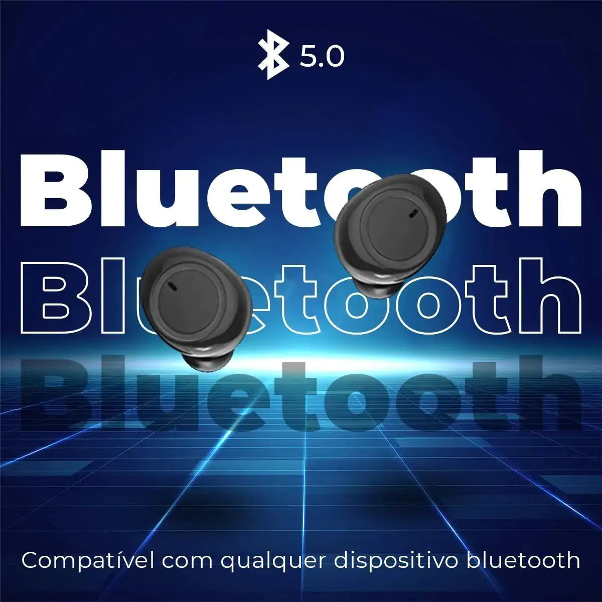 Fones de Ouvido Estéreo Sem Fio