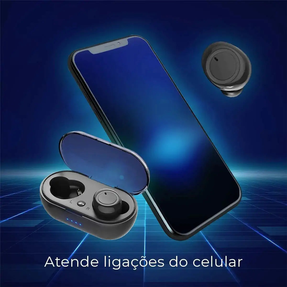 Fones de Ouvido Estéreo Sem Fio