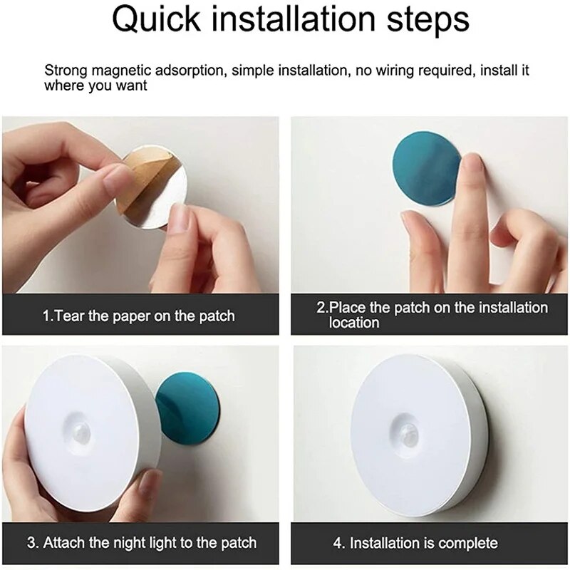 Lâmpada LED com Sensor de Movimento